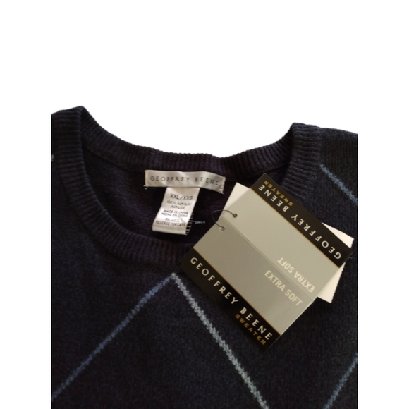 Geoffrey Beene Argyle  Sweater NWT XXL - Picture 7 of 10